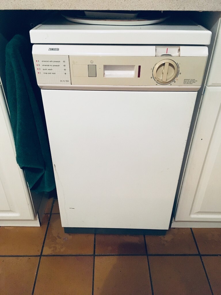 zanussi slimline integrated dishwasher